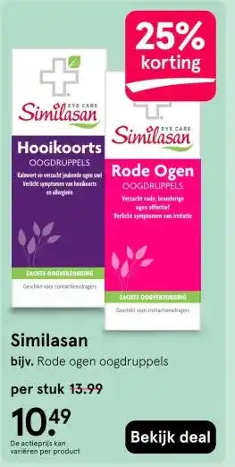 Etos Similasan aanbieding