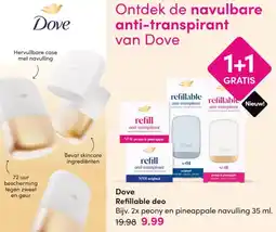 DA Dove Refillable deo aanbieding