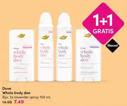 DA Dove Whole body deo aanbieding
