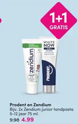 DA Prodent en Zendium aanbieding