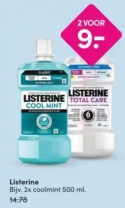 DA Listerine aanbieding