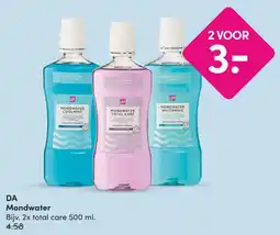 DA DA Mondwater aanbieding