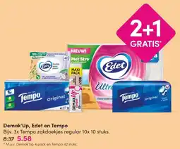 DA Demak'Up, Edet en Tempo aanbieding