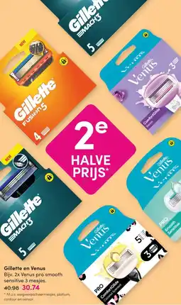 DA Gillette en Venus aanbieding