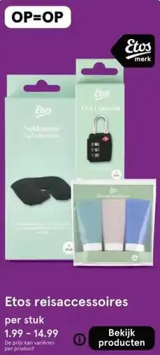 Etos Etos reisaccessoires aanbieding