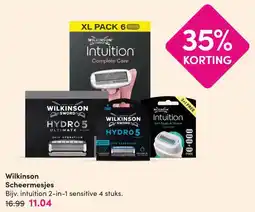 DA Wilkinson Scheermesjes aanbieding