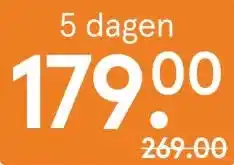 Etos 5 dagen aanbieding
