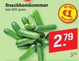 Coop Snackkomkommer aanbieding