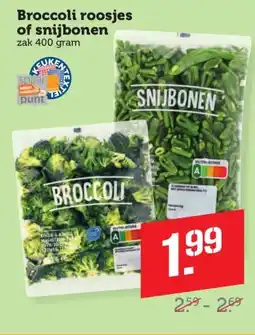 Coop Broccoli roosjes of snijbonen aanbieding