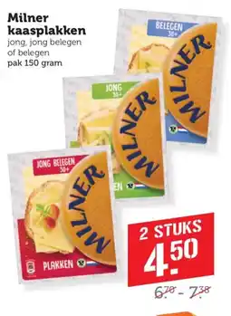 Coop Milner kaasplakken aanbieding