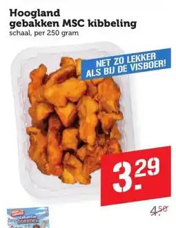 Coop Hoogland gebakken MSC kibbeling aanbieding