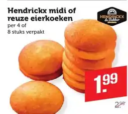 Coop Hendrickx midi of reuze eierkoeken aanbieding