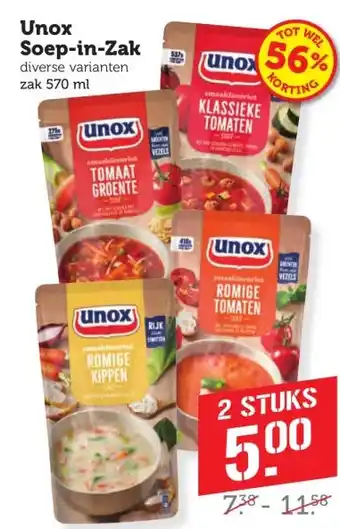 Unox Soep-in-Zak