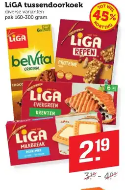 Coop LIGA tussendoorkoek aanbieding
