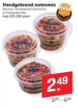 Coop Handgebrand notenmix aanbieding