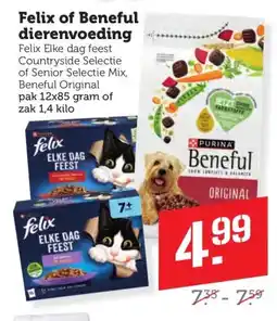 Coop Felix of Beneful dierenvoeding aanbieding