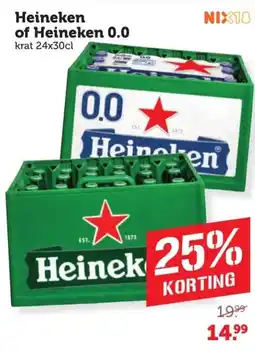 Coop Heineken of Heineken 0.0 aanbieding