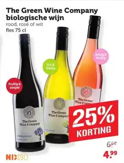 Coop The Green Wine Company biologische wijn aanbieding