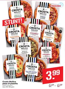 Coop Crosta Mollica pizza of pizzetta aanbieding