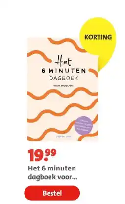 Bruna Het 6 minuten dagboek voor moeders aanbieding