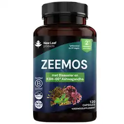 Holland & Barrett New Leaf Products Zeemos met Blaaswier en KSM-66 ️ Ashwagandha - 120 capsules aanbieding