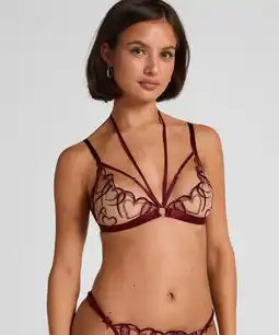 Hunkemoller Hunkemöller Olivia harnas top Rood aanbieding