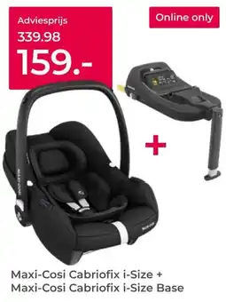 Prenatal Maxi-Cosi Cabriofix i-Size + Maxi-Cosi Cabriofix i-Size Base aanbieding