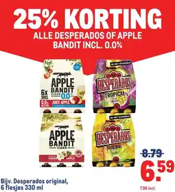 Makro ALLE DESPERADOS OF APPLE BANDIT INCL. 0.0% aanbieding