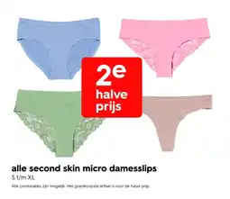 HEMA alle second skin micro damesslips aanbieding