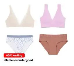 HEMA alle tienerondergoed aanbieding
