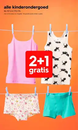 HEMA alle kinderondergoed aanbieding