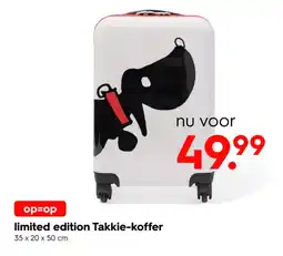 HEMA limited edition Takkie-koffer aanbieding