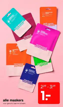 HEMA alle maskers aanbieding