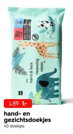 HEMA hand- en gezichtsdoekjes aanbieding