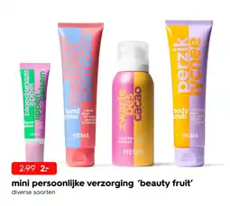 HEMA mini persoonlijke verzorging beauty fruit aanbieding