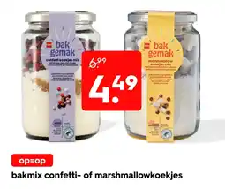 HEMA bakmix confetti- of marshmallowkoekjes aanbieding