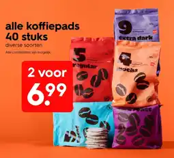 HEMA alle koffiepads 40 stuks aanbieding