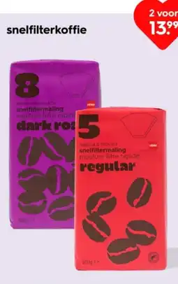 HEMA snelfilterkoffie aanbieding