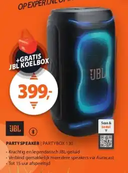 Expert JBL Party speaker | partybox 130 aanbieding