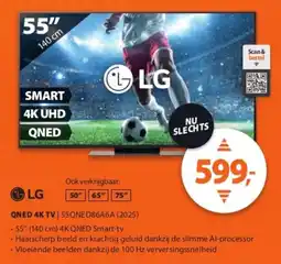 Expert LG QNED 4K TV 55QNED86A6A (2025) aanbieding