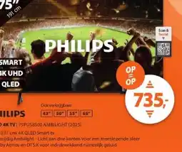 Expert HILIPS ED 4K TV 75PUS8500 AMBILIGHT (2025) aanbieding