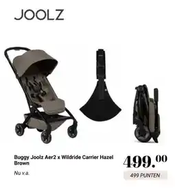 Van Asten BabySuperstore Buggy Joolz Aer2 x Wildride Carrier Hazel Brown aanbieding