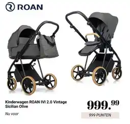 Van Asten BabySuperstore Kinderwagen ROAN IVI 2.0 Vintage Sicilian Olive aanbieding