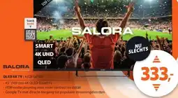 Expert SALORA QLED 4K TV 43QFG6500 aanbieding