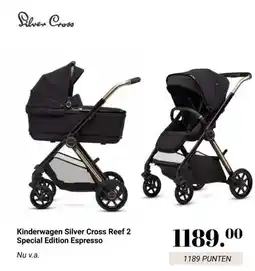Van Asten BabySuperstore Kinderwagen Silver Cross Reef 2 Special Edition Espresso aanbieding