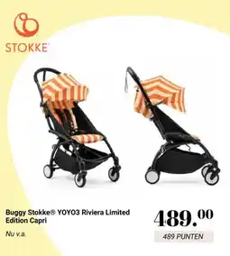 Van Asten BabySuperstore Buggy Stokke YOYO3 Riviera Limited Edition Capri aanbieding