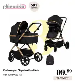Van Asten BabySuperstore Kinderwagen Chipolino Pearl Noir aanbieding
