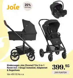 Van Asten BabySuperstore Kinderwagen Joie Chrome2 Trio 3-in-1 aanbieding