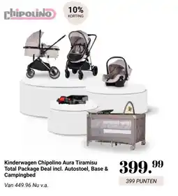 Van Asten BabySuperstore Kinderwagen Chipolino Aura Tiramisu aanbieding