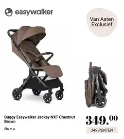 Van Asten BabySuperstore Buggy Easywalker Jackey NXT Chestnut Brown aanbieding